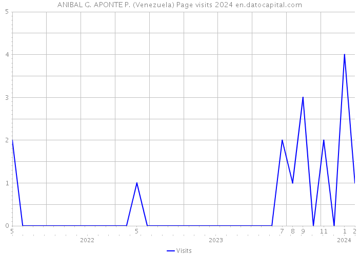 ANIBAL G. APONTE P. (Venezuela) Page visits 2024 