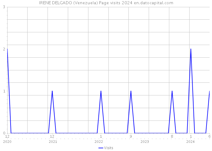 IRENE DELGADO (Venezuela) Page visits 2024 