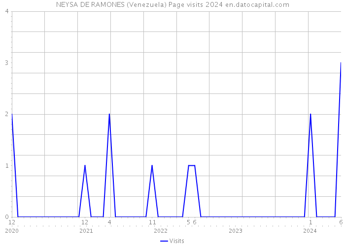 NEYSA DE RAMONES (Venezuela) Page visits 2024 