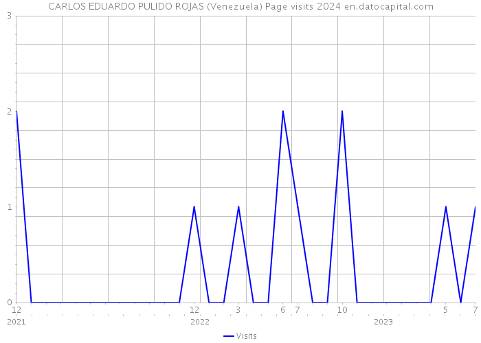 CARLOS EDUARDO PULIDO ROJAS (Venezuela) Page visits 2024 