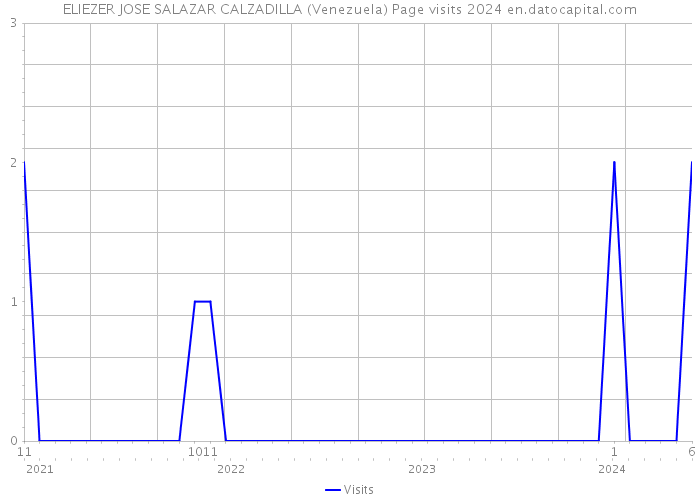 ELIEZER JOSE SALAZAR CALZADILLA (Venezuela) Page visits 2024 