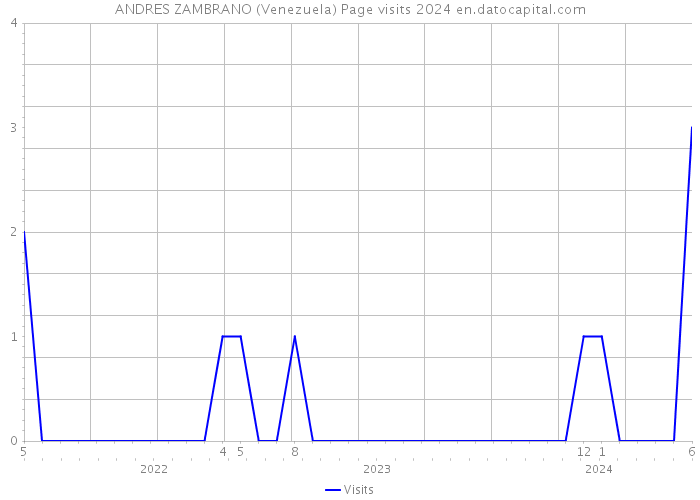 ANDRES ZAMBRANO (Venezuela) Page visits 2024 
