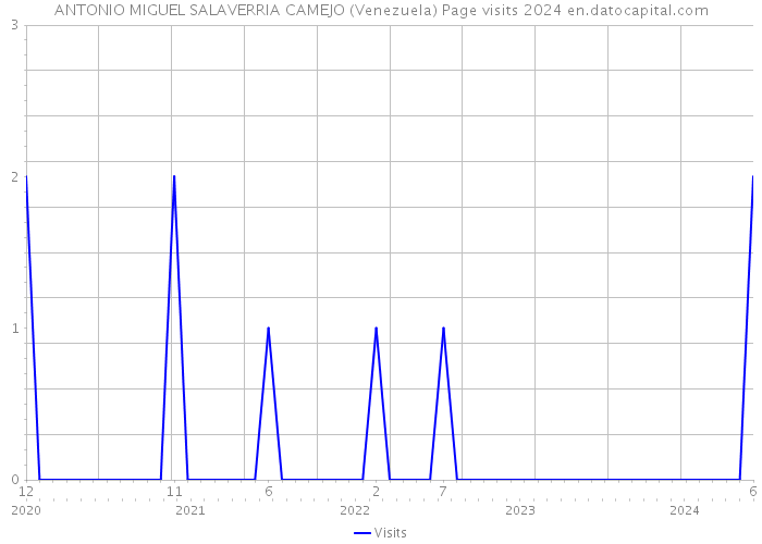 ANTONIO MIGUEL SALAVERRIA CAMEJO (Venezuela) Page visits 2024 