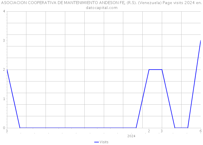 ASOCIACION COOPERATIVA DE MANTENIMIENTO ANDESON FE, (R.S). (Venezuela) Page visits 2024 