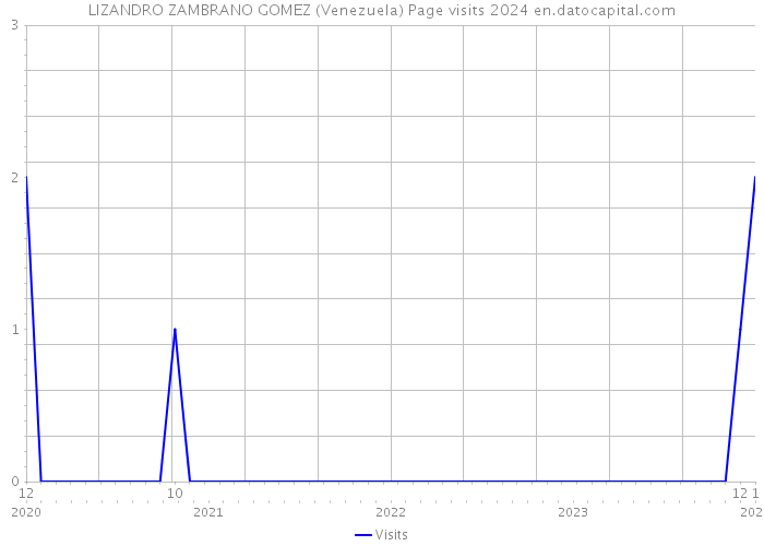 LIZANDRO ZAMBRANO GOMEZ (Venezuela) Page visits 2024 