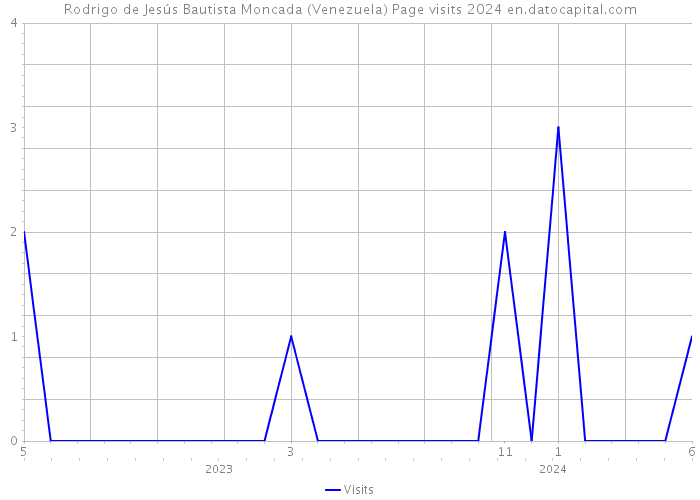 Rodrigo de Jesús Bautista Moncada (Venezuela) Page visits 2024 