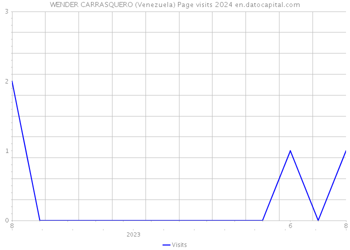 WENDER CARRASQUERO (Venezuela) Page visits 2024 