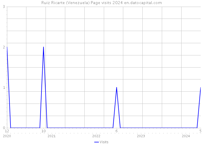 Ruiz Ricarte (Venezuela) Page visits 2024 