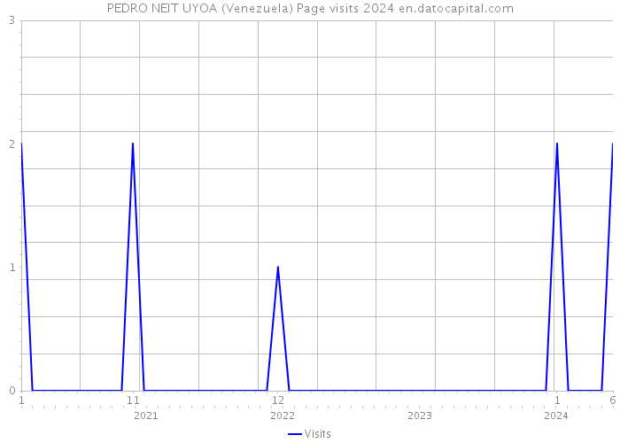 PEDRO NEIT UYOA (Venezuela) Page visits 2024 