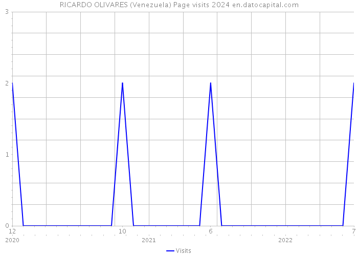 RICARDO OLIVARES (Venezuela) Page visits 2024 
