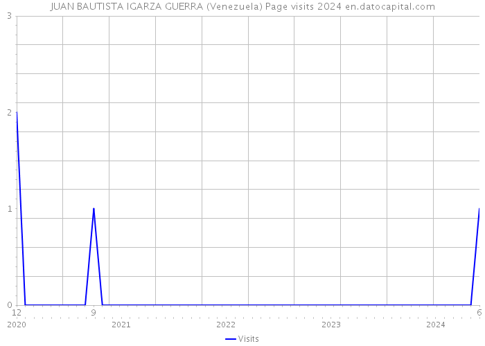 JUAN BAUTISTA IGARZA GUERRA (Venezuela) Page visits 2024 