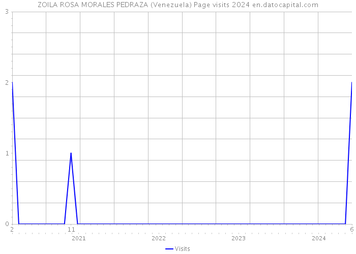 ZOILA ROSA MORALES PEDRAZA (Venezuela) Page visits 2024 