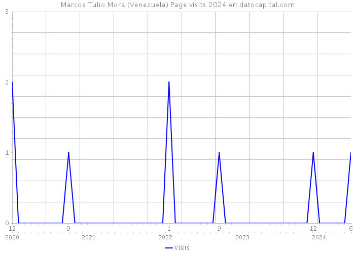 Marcos Tulio Mora (Venezuela) Page visits 2024 
