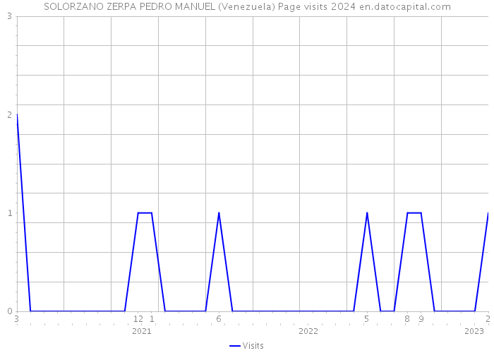 SOLORZANO ZERPA PEDRO MANUEL (Venezuela) Page visits 2024 