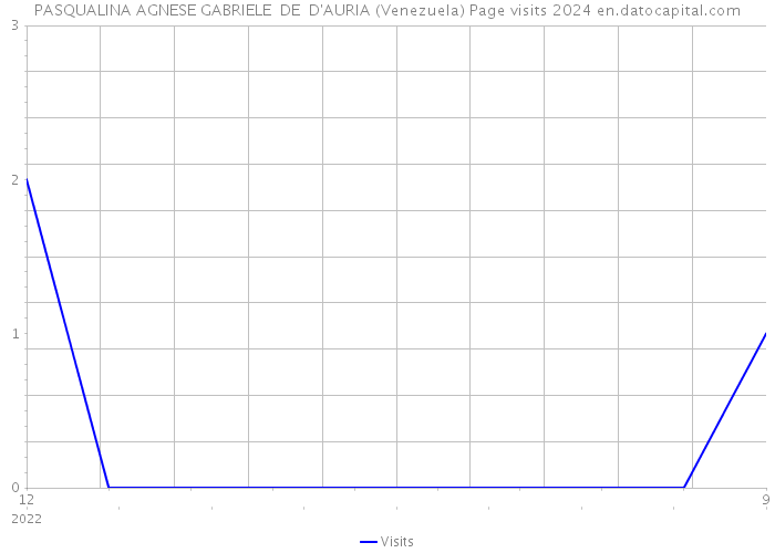 PASQUALINA AGNESE GABRIELE DE D'AURIA (Venezuela) Page visits 2024 
