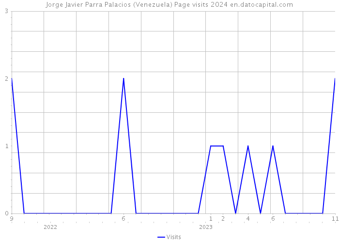 Jorge Javier Parra Palacios (Venezuela) Page visits 2024 
