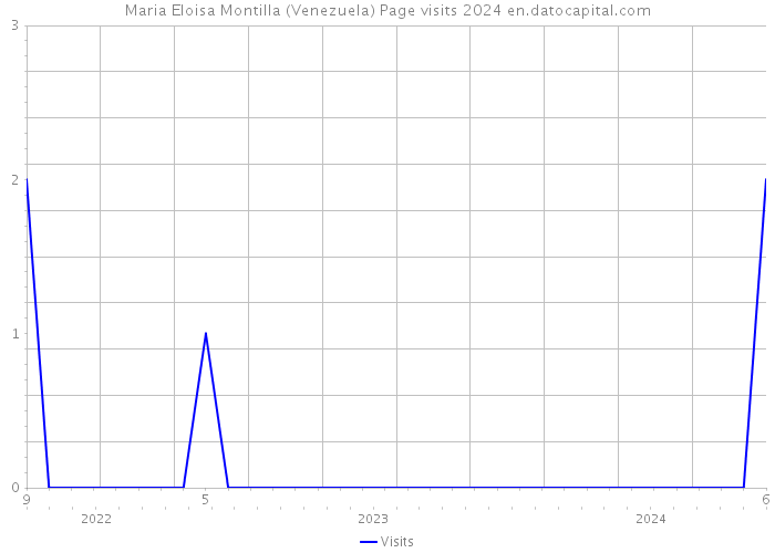 Maria Eloisa Montilla (Venezuela) Page visits 2024 