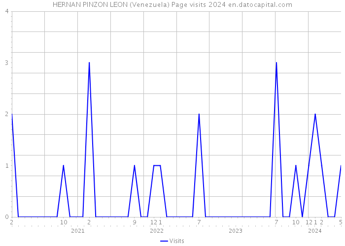 HERNAN PINZON LEON (Venezuela) Page visits 2024 