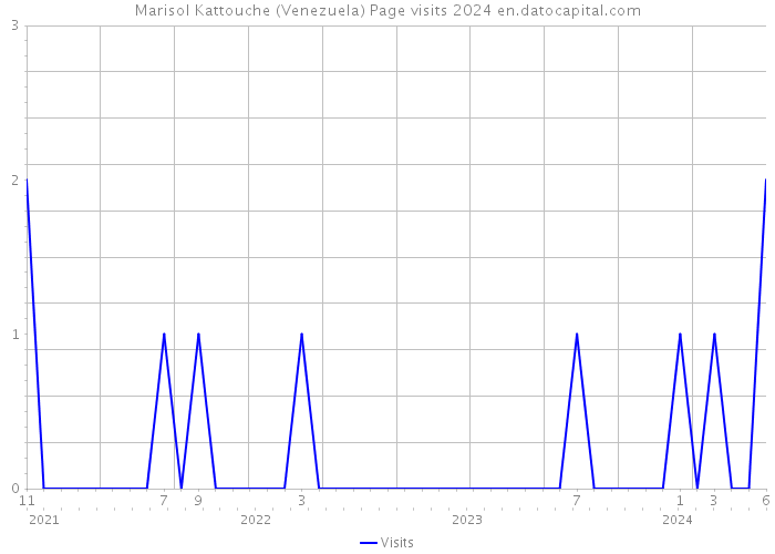 Marisol Kattouche (Venezuela) Page visits 2024 