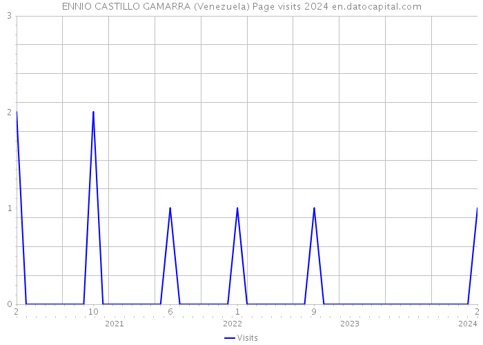 ENNIO CASTILLO GAMARRA (Venezuela) Page visits 2024 