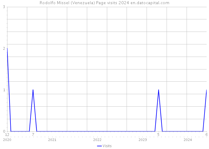 Rodolfo Missel (Venezuela) Page visits 2024 