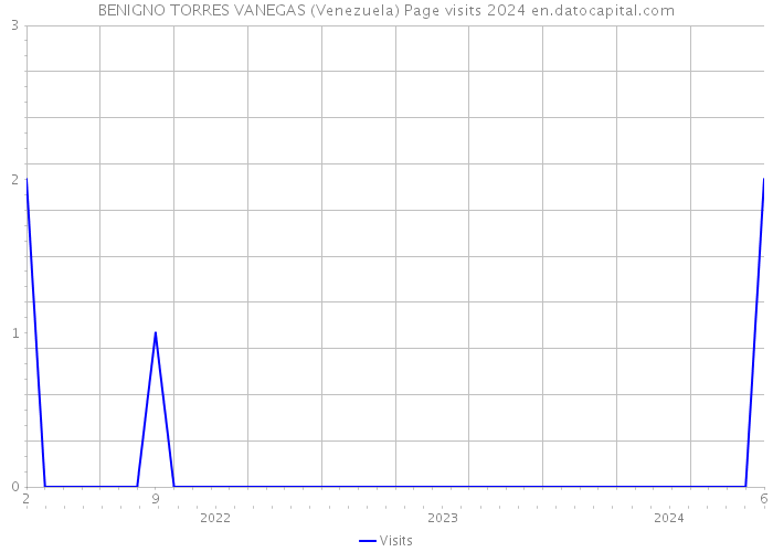 BENIGNO TORRES VANEGAS (Venezuela) Page visits 2024 
