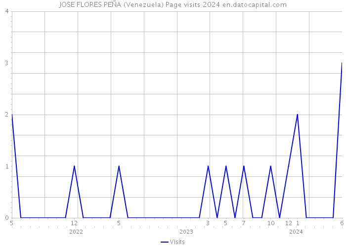 JOSE FLORES PEÑA (Venezuela) Page visits 2024 