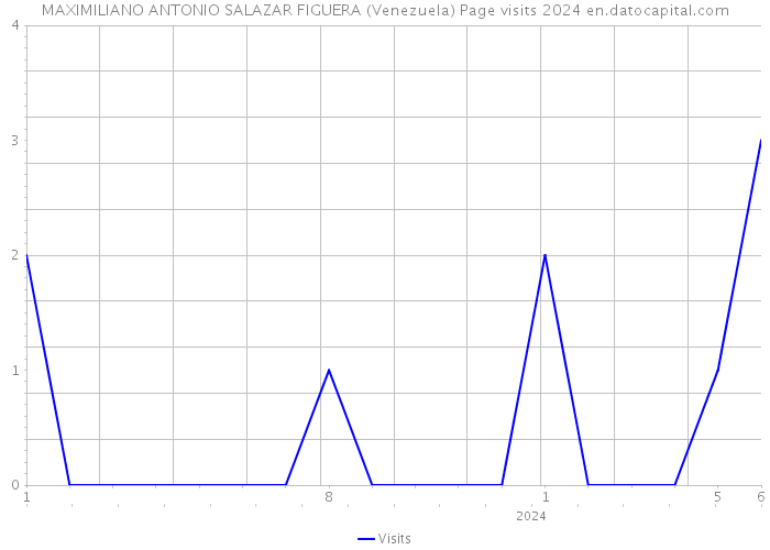 MAXIMILIANO ANTONIO SALAZAR FIGUERA (Venezuela) Page visits 2024 