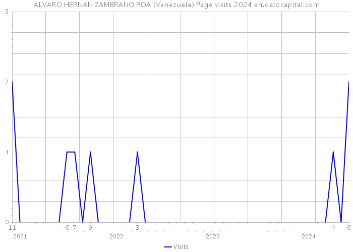 ALVARO HERNAN ZAMBRANO ROA (Venezuela) Page visits 2024 