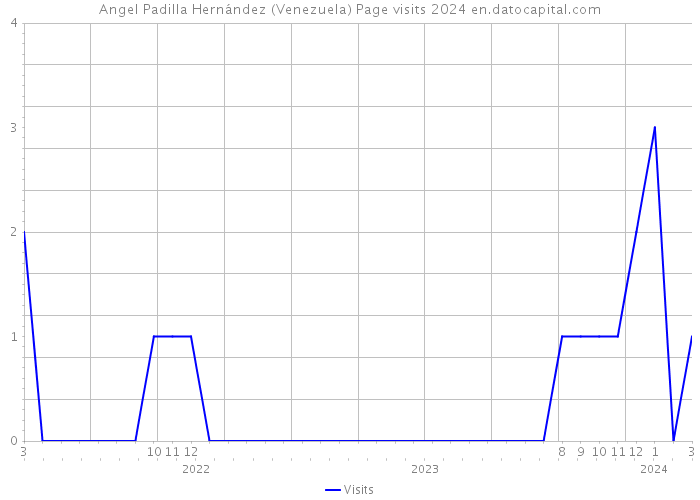 Angel Padilla Hernández (Venezuela) Page visits 2024 