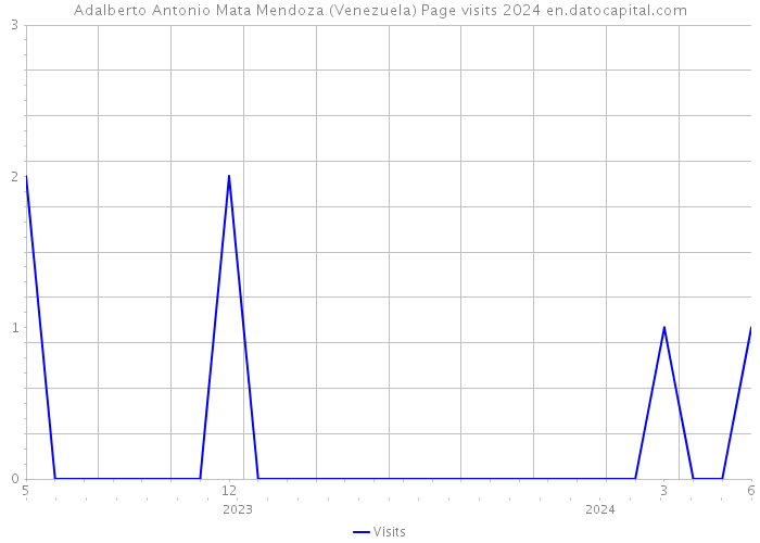 Adalberto Antonio Mata Mendoza (Venezuela) Page visits 2024 