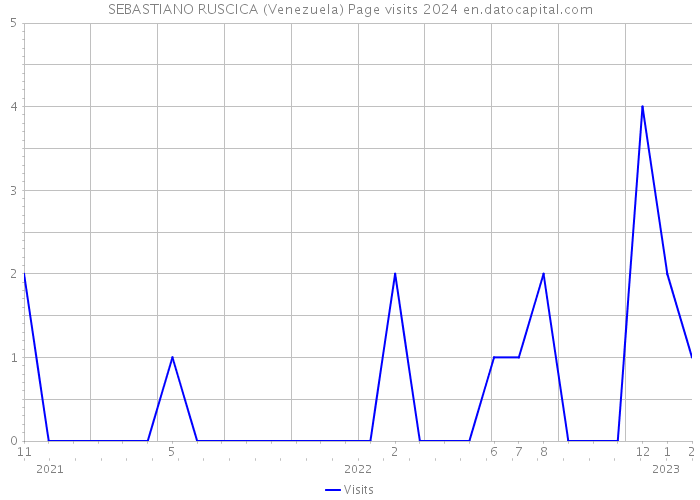 SEBASTIANO RUSCICA (Venezuela) Page visits 2024 