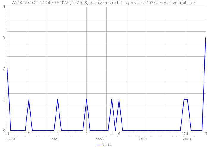 ASOCIACIÓN COOPERATIVA JN-2013, R.L. (Venezuela) Page visits 2024 