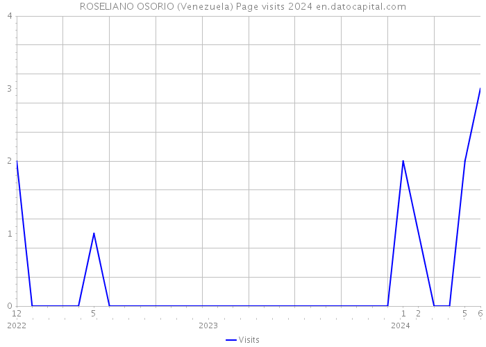 ROSELIANO OSORIO (Venezuela) Page visits 2024 