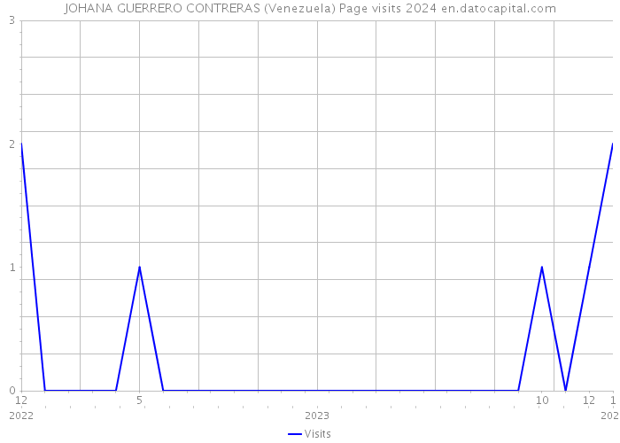 JOHANA GUERRERO CONTRERAS (Venezuela) Page visits 2024 