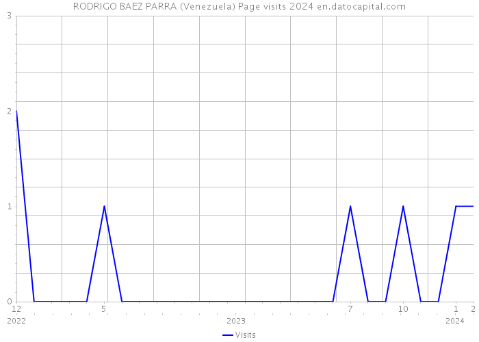 RODRIGO BAEZ PARRA (Venezuela) Page visits 2024 