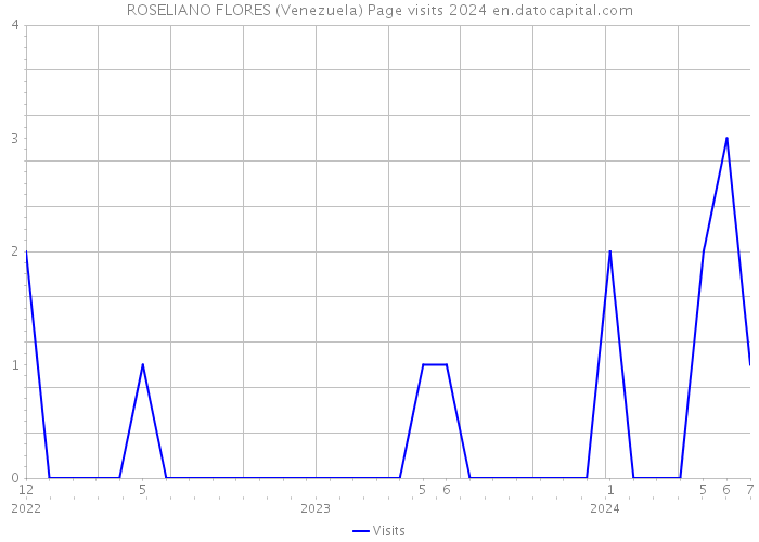 ROSELIANO FLORES (Venezuela) Page visits 2024 