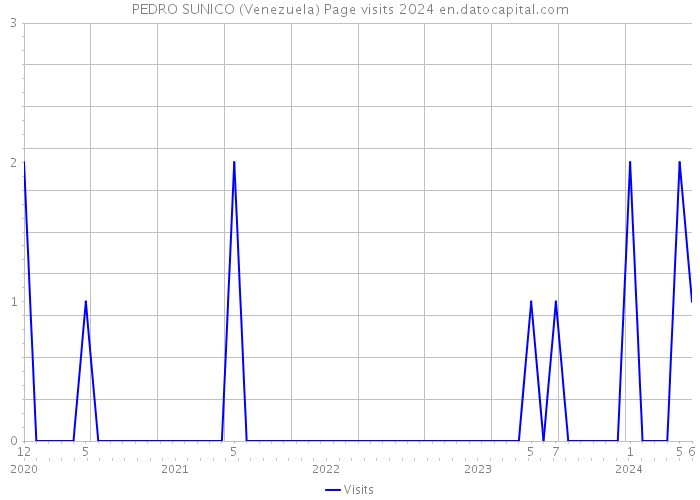 PEDRO SUNICO (Venezuela) Page visits 2024 