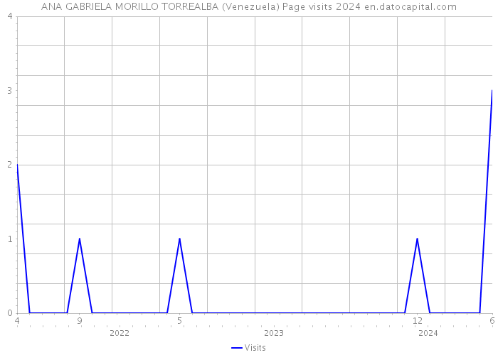 ANA GABRIELA MORILLO TORREALBA (Venezuela) Page visits 2024 