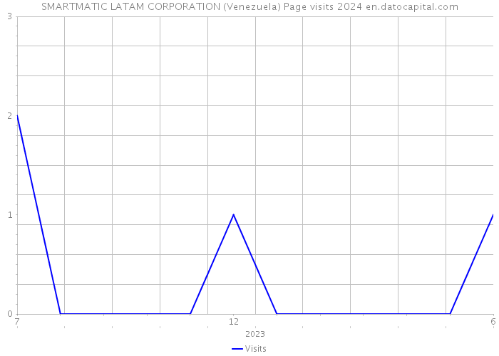 SMARTMATIC LATAM CORPORATION (Venezuela) Page visits 2024 