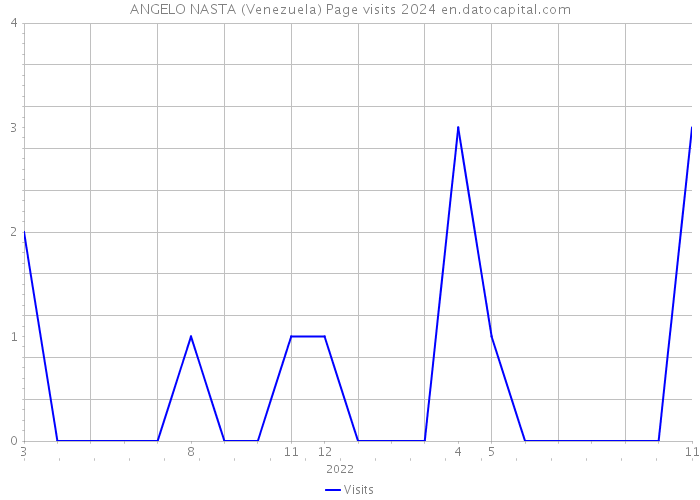ANGELO NASTA (Venezuela) Page visits 2024 