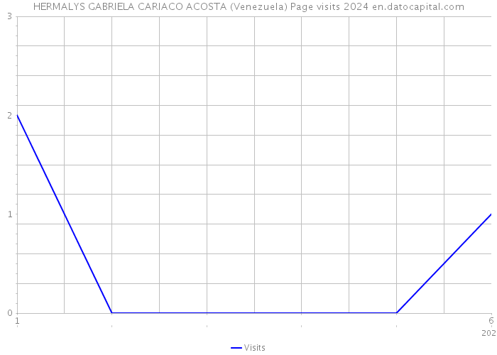 HERMALYS GABRIELA CARIACO ACOSTA (Venezuela) Page visits 2024 