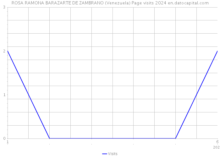 ROSA RAMONA BARAZARTE DE ZAMBRANO (Venezuela) Page visits 2024 