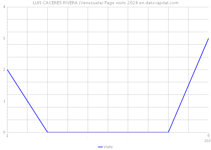LUIS CACERES RIVERA (Venezuela) Page visits 2024 