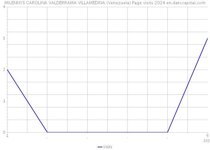 MILENNYS CAROLINA VALDERRAMA VILLAMEDINA (Venezuela) Page visits 2024 
