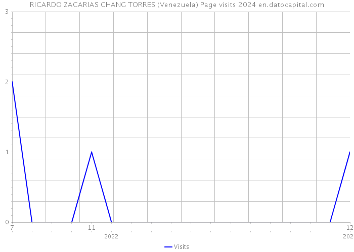 RICARDO ZACARIAS CHANG TORRES (Venezuela) Page visits 2024 