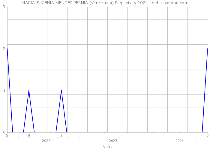 MARIA EUGENIA MENDEZ PERNIA (Venezuela) Page visits 2024 