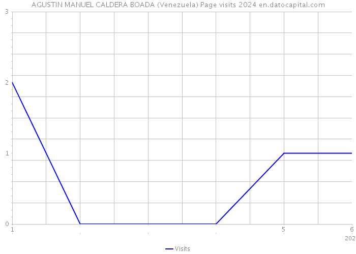 AGUSTIN MANUEL CALDERA BOADA (Venezuela) Page visits 2024 