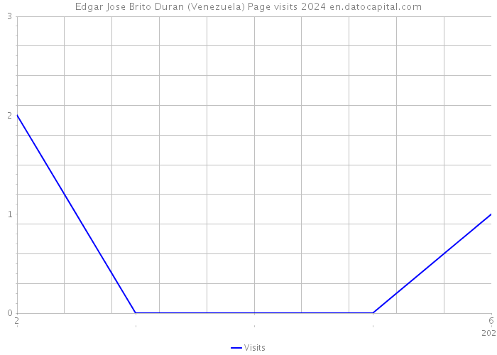 Edgar Jose Brito Duran (Venezuela) Page visits 2024 