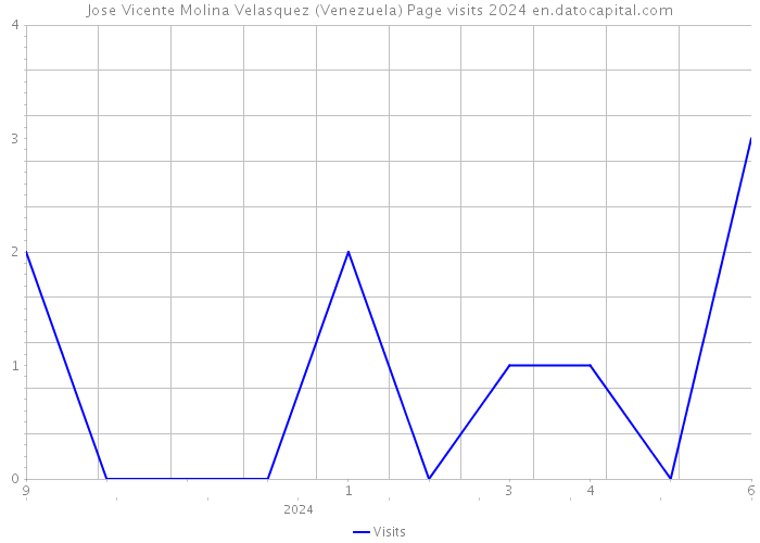 Jose Vicente Molina Velasquez (Venezuela) Page visits 2024 